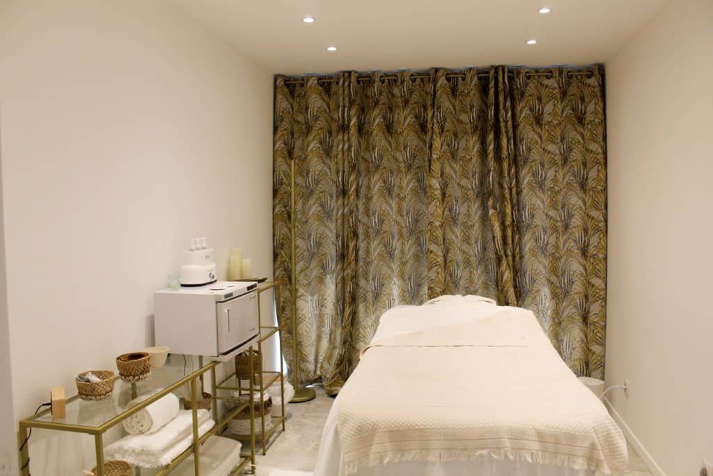 spa intérieur salle massage