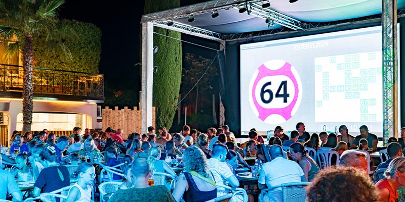 Bingo à Esterel Caravaning