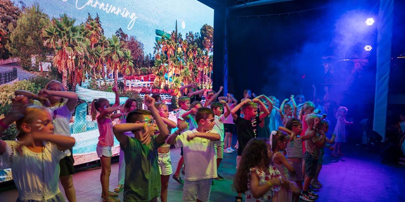 Spectacle enfants à Esterel Caravaning