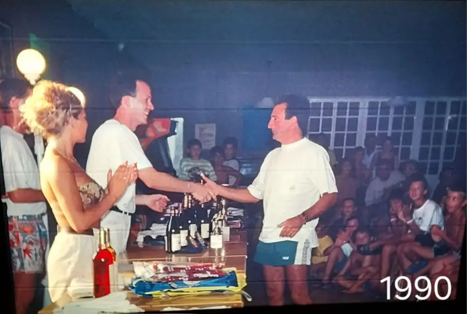 Remise des prix au camping en 1990 – Esterel Caravaning