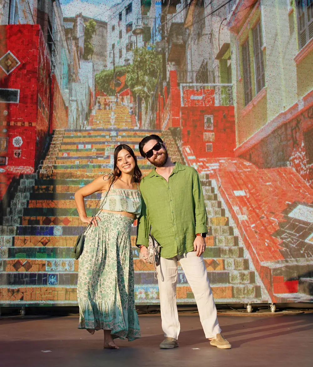 Tenues de la collection Yemoja présentées lors du défilé d'Esterel Caravaning